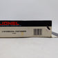 Lionel 6-12855 O / O27 Gauge Intermodal Containers (Set of 3) EX/Box