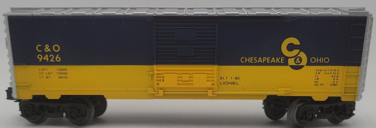 Lionel 6-9426 O Gauge Chesapeake & Ohio Boxcar #9426 EX/Box