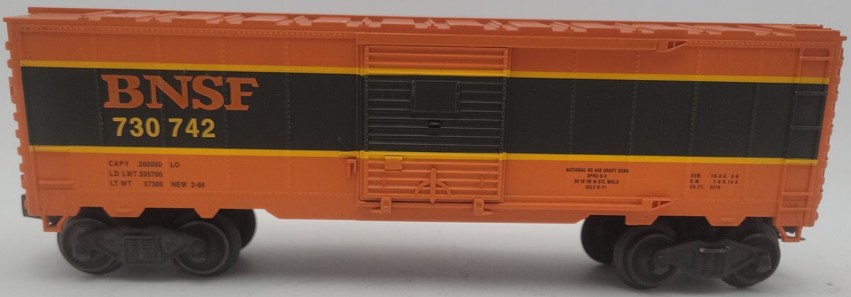 Industrial Rail IDM1007 O Burlington Northern Santa Fe Box Car #730742 VG