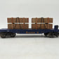 Menards 279-0840 O Gauge Alaska Flatcar W/ Lumber Load #10688 EX/Box