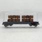 Menards 279-0840 O Gauge Alaska Flatcar W/ Lumber Load #10688 EX/Box