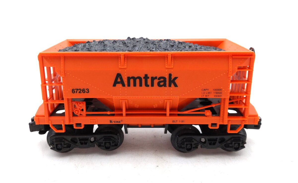 K-Line K-67263 Amtrak Ore Car with Load LN