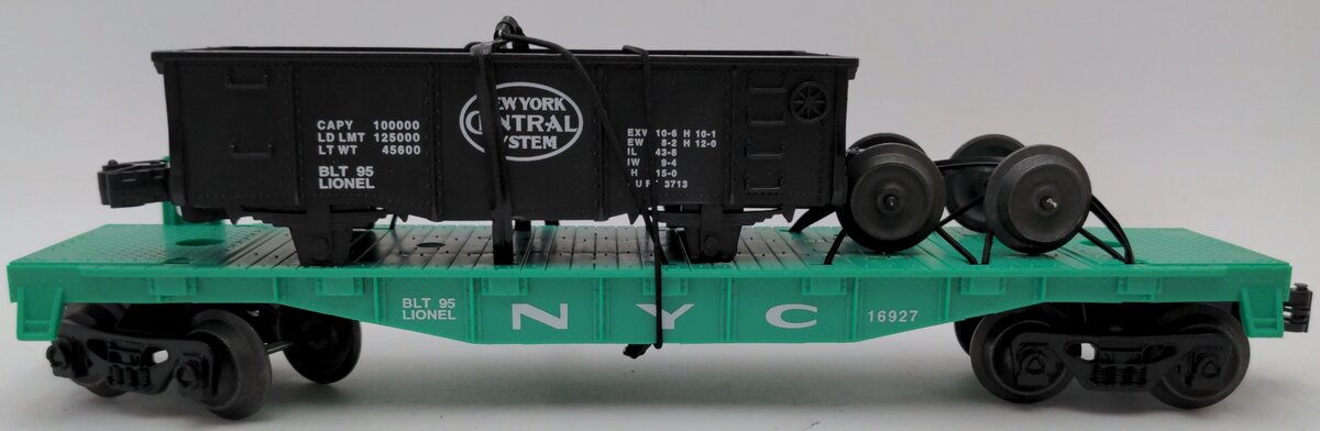 Lionel 6-16927 O Gauge New York Central Flatcar w/ Gondolas EX/Box