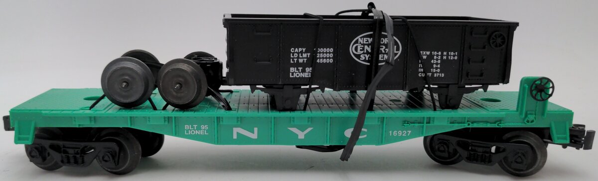 Lionel 6-16927 O Gauge New York Central Flatcar w/ Gondolas EX/Box