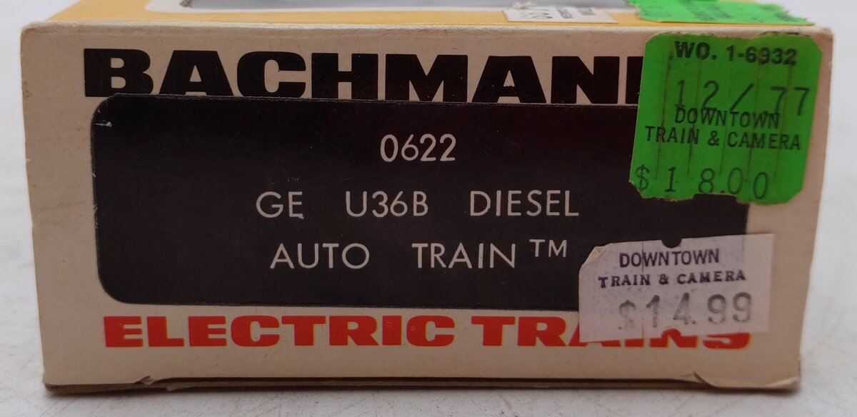Bachmann 0622 HO Scale Atchison Topeka Santa Fe Diesel Locomotive #3526/Box