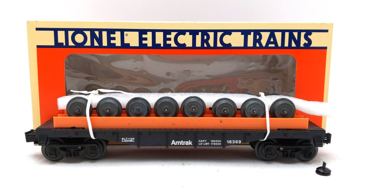 Lionel 6-16369 O Gauge Wheel Rack Flat Car EX/Box