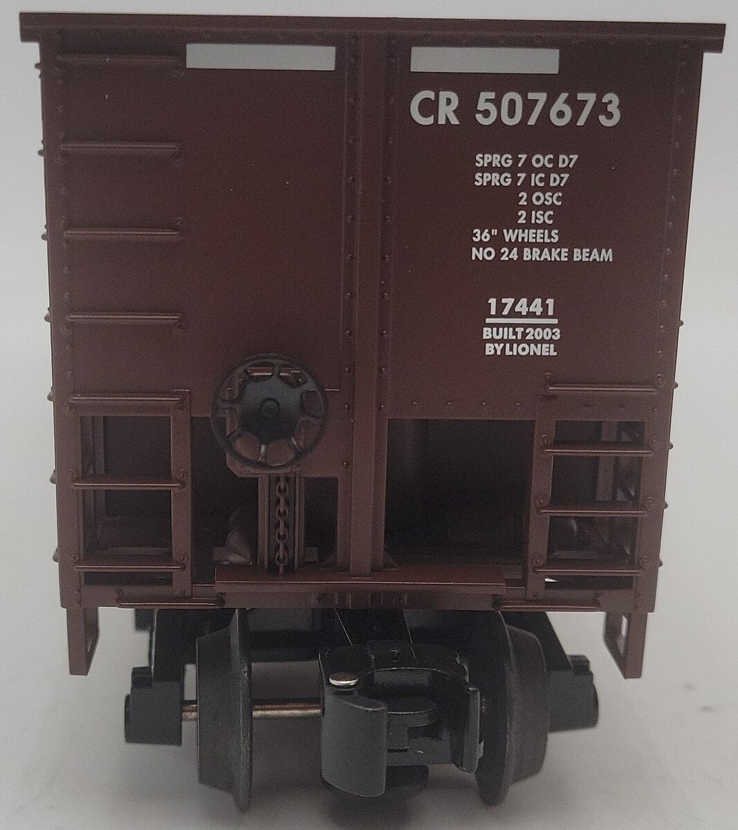 Lionel 6-17441 O Gauge Conrail Bathtub Gondola #507673 EX/Box