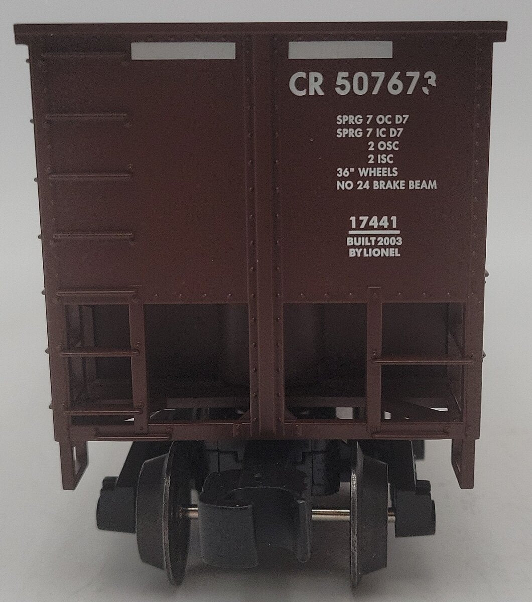 Lionel 6-17441 O Gauge Conrail Bathtub Gondola #507673 EX/Box