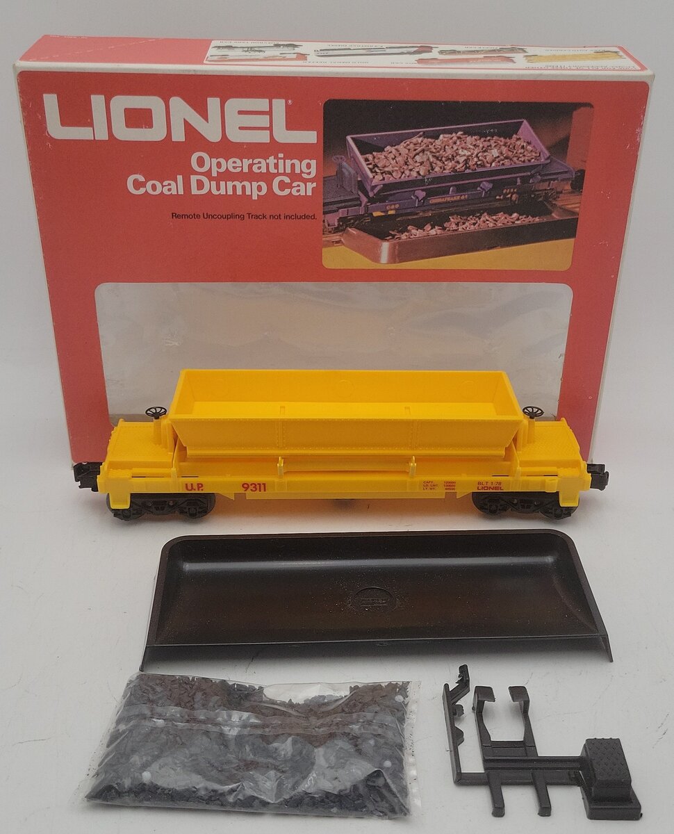 Lionel 6-9311 O Gauge Union Pacific Operating Coal Dump EX/Box