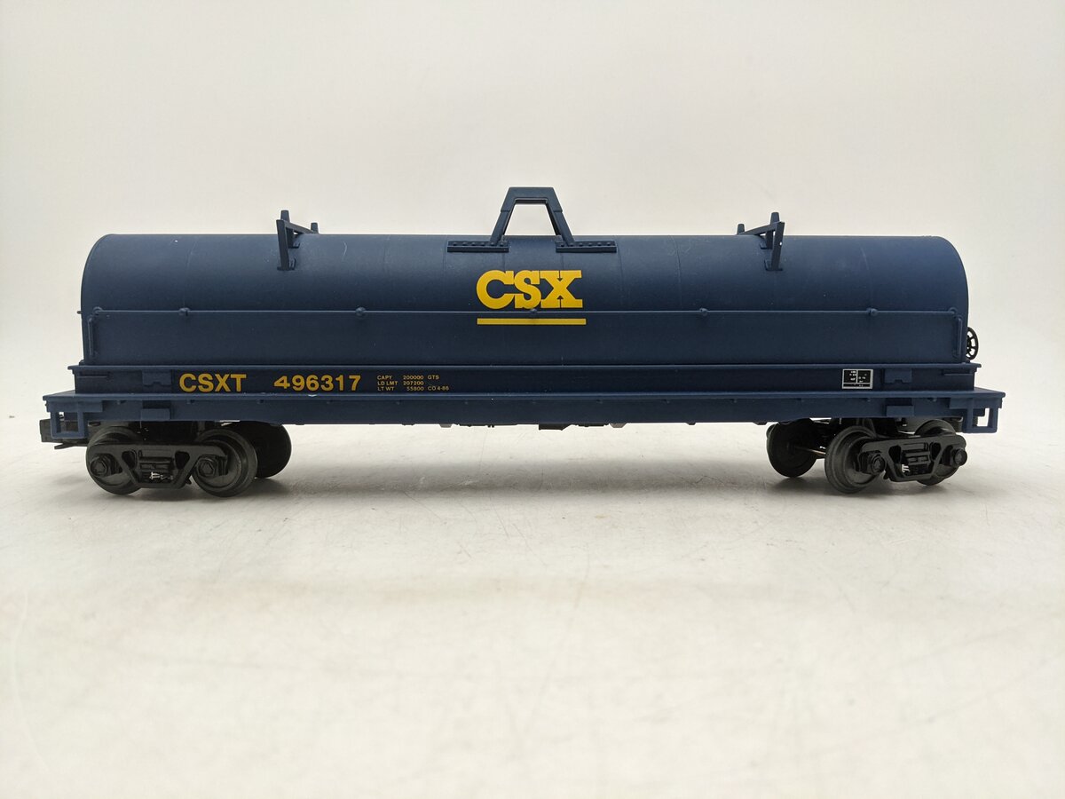 MTH O Gauge CSX Transportation Tank Car #496317 EX