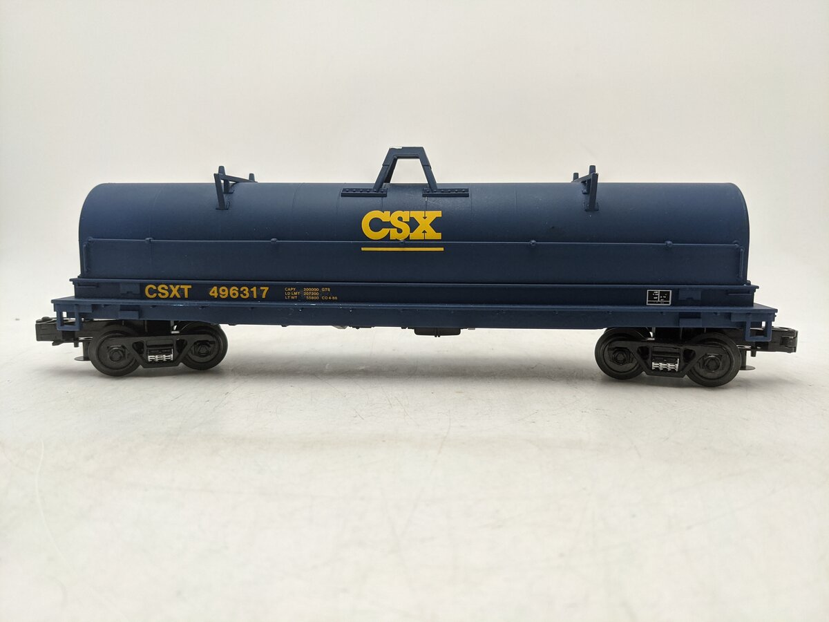 MTH O Gauge CSX Transportation Tank Car #496317 EX