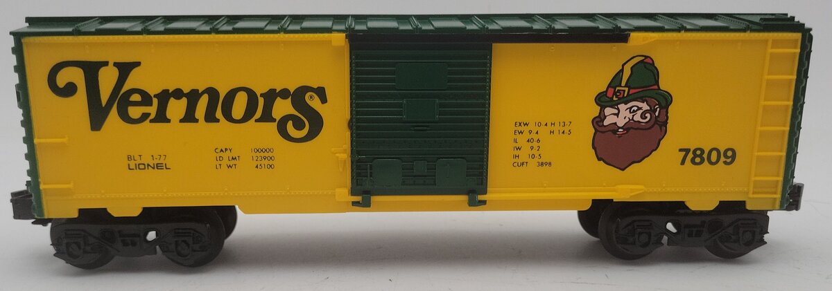 Lionel 6-7809 O Gauge Vernors Boxcar #7809 EX/Box