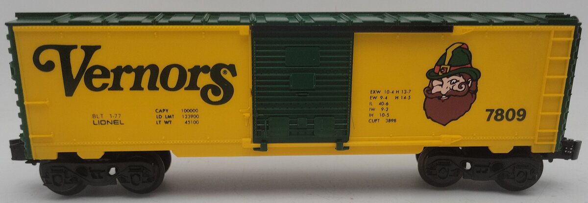 Lionel 6-7809 O Gauge Vernors Boxcar #7809 EX/Box