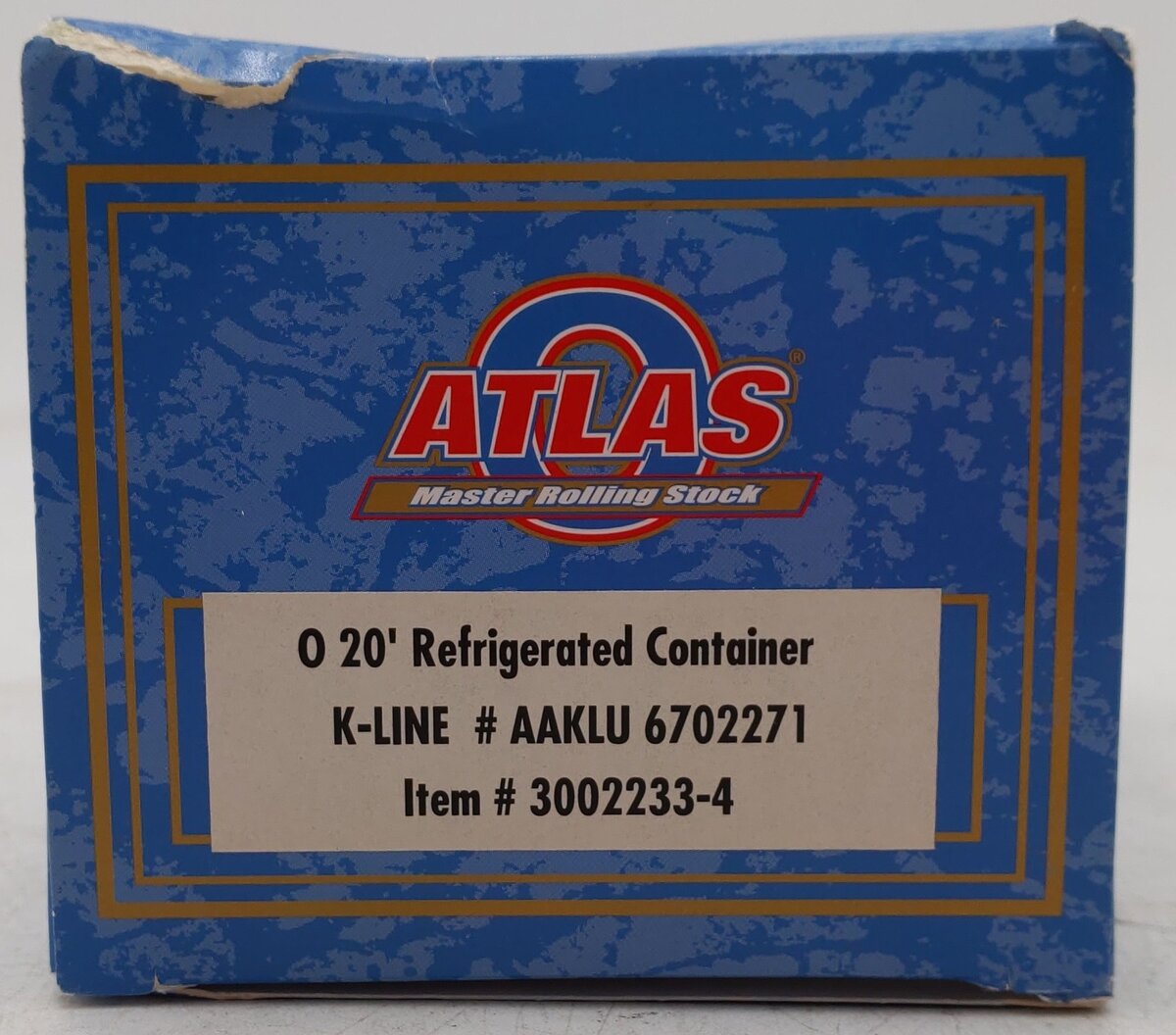 Atlas 3002233-3 O K-Line 20' Refrigerated Container LN/Box