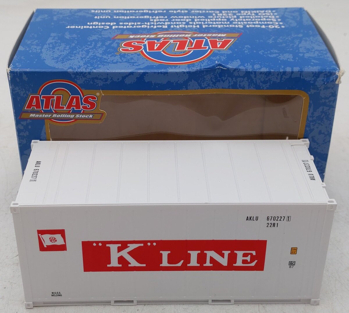 Atlas 3002233-3 O K-Line 20' Refrigerated Container LN/Box