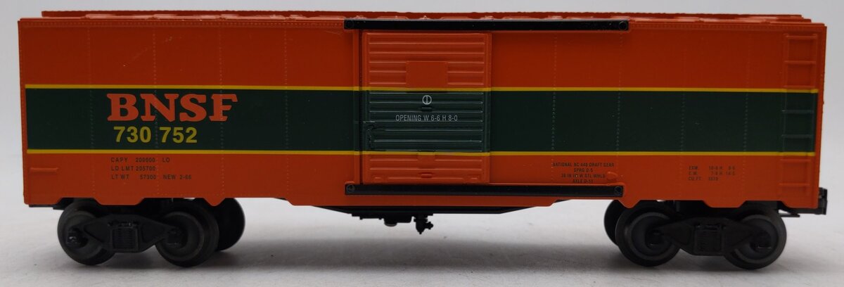 Williams FC97 O Gauge Burlington Northern Santa Fe Boxcar #730752 EX/Box