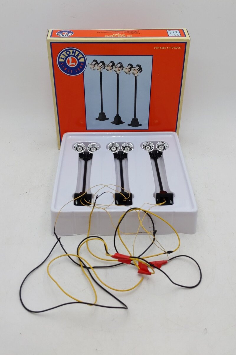 Lionel 6-12927 O Dual Illuminated #65 Yard Lights (Set of 3) EX/Box