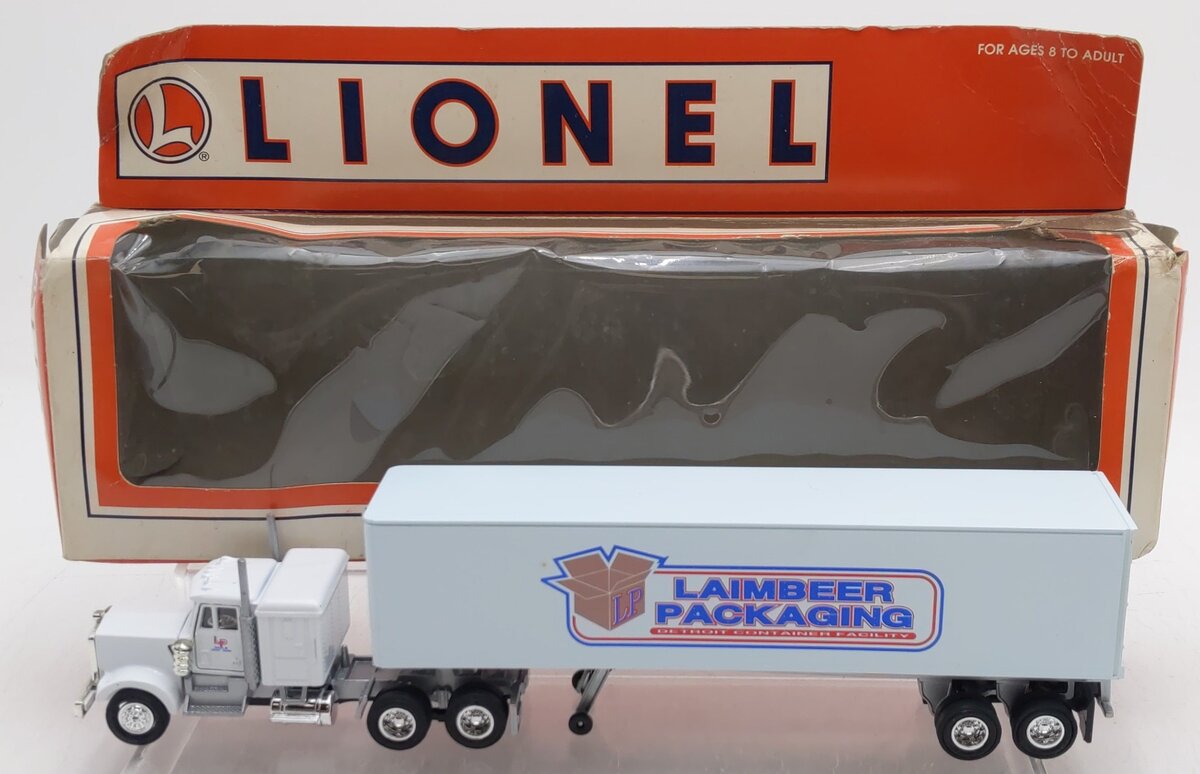 Lionel 6-12932 O Gauge Laimbeer Packaging Tractor Trailer Truck EX/Box