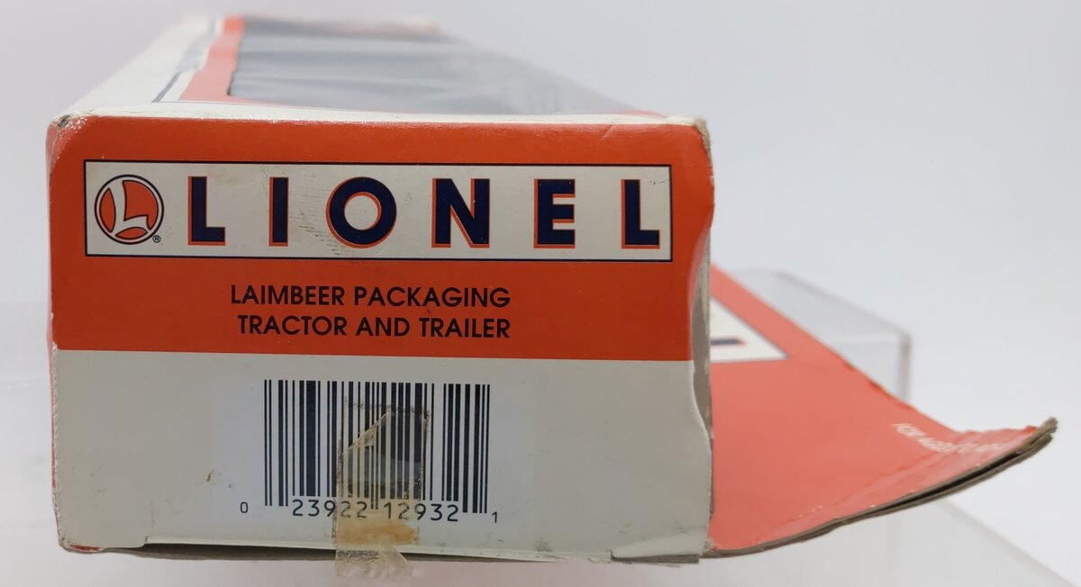 Lionel 6-12932 O Gauge Laimbeer Packaging Tractor Trailer Truck EX/Box