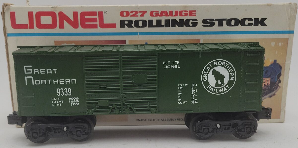 Lionel 6-9339 O Gauge Great Northern Boxcar EX/Box