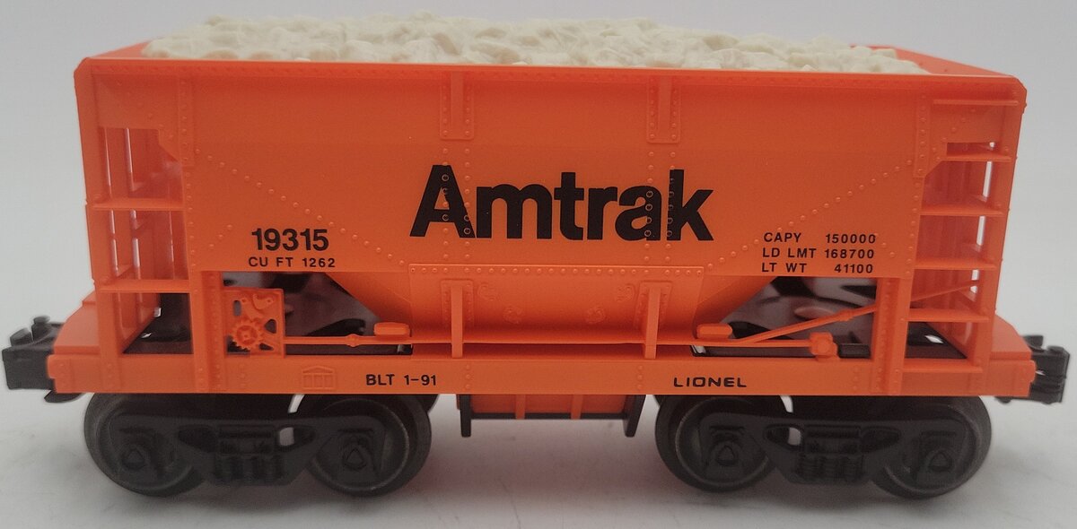 Lionel 6-19315 O Gauge Amtrak Ore Car w/ Ore Load EX/Box