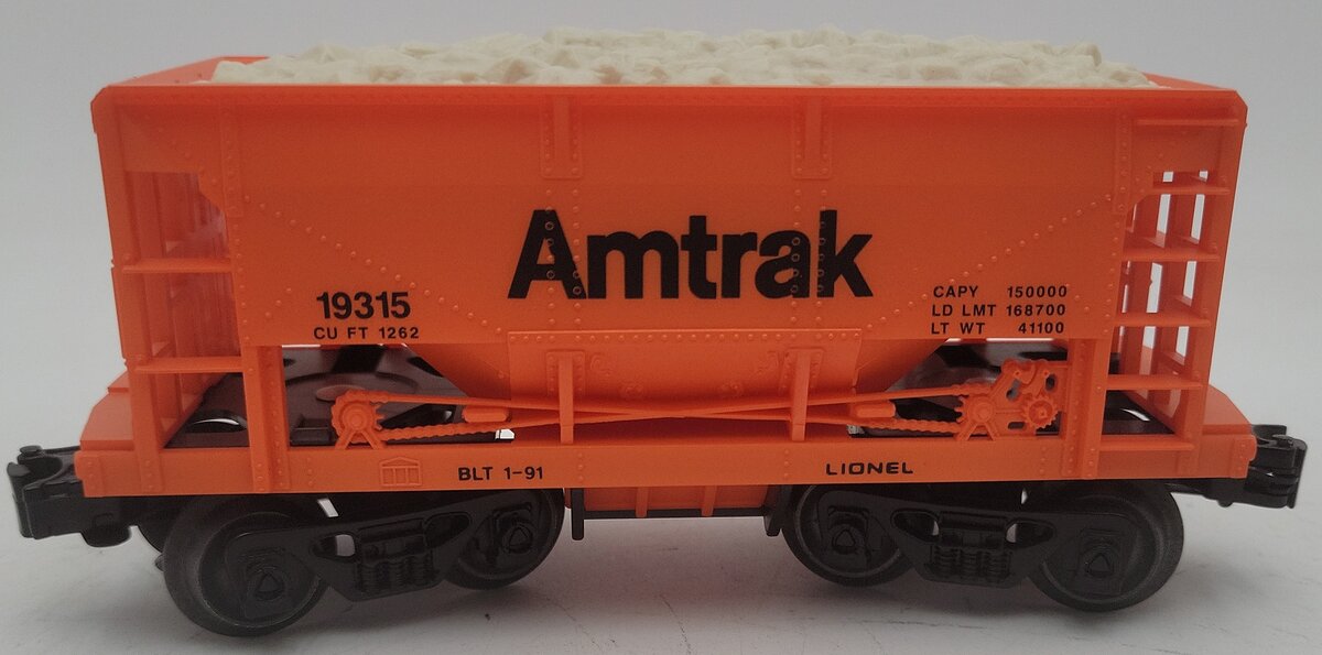 Lionel 6-19315 O Gauge Amtrak Ore Car w/ Ore Load EX/Box