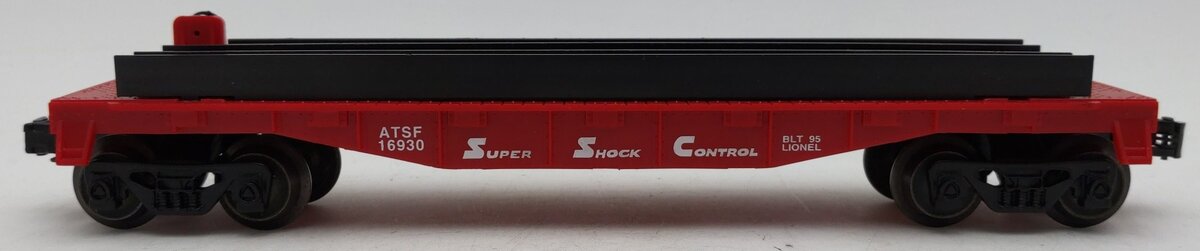 Lionel 6-16930 O Gauge AT&SF Flat Car w/ Wheel Sets #16930 EX/Box