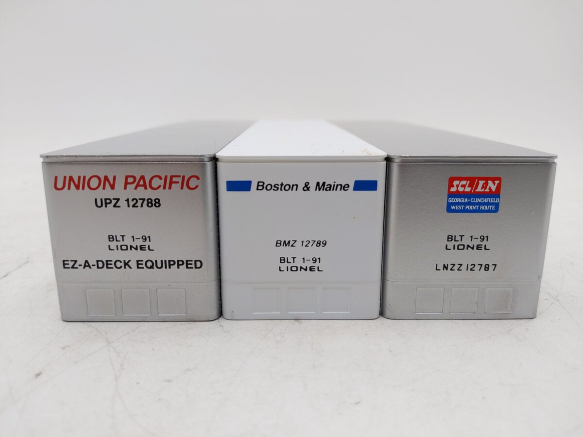 Lionel 6-12784 O Gauge Intermodal Containers 3-Pack EX/Box