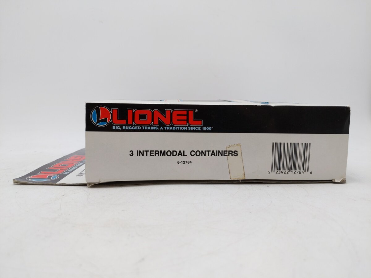 Lionel 6-12784 O Gauge Intermodal Containers 3-Pack EX/Box