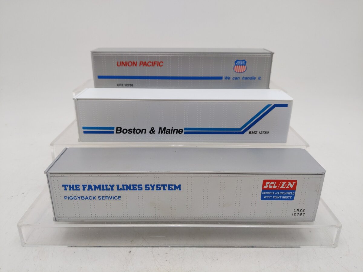 Lionel 6-12784 O Gauge Intermodal Containers 3-Pack EX/Box