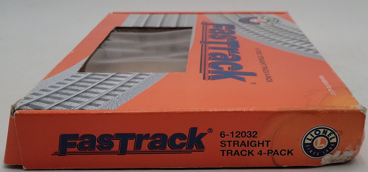 Lionel 6-12032 O Scale Straight FasTrack (Pack of 4) LN/Box
