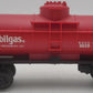 Lionel 6-9039 O Gauge Mobilgas Single Dome Tank Car EX
