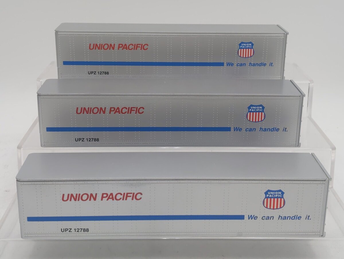 Lionel 6-12784 O Gauge Intermodal Union Pacific Containers 3-Pack LN/Box