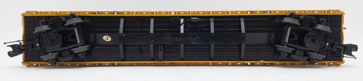 MTH 20-92140G O Gauge TTX 60' Flat Car w/ Chained Caterpillar 980K Wheel Loader LN/Box
