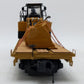 MTH 20-92140G O Gauge TTX 60' Flat Car w/ Chained Caterpillar 980K Wheel Loader LN/Box