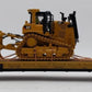 MTH 20-92142C O Gauge TTX 60' Flat Car w/ CATERPILLAR D9T Bulldozer LN/Box