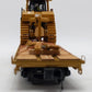 MTH 20-92142C O Gauge TTX 60' Flat Car w/ CATERPILLAR D9T Bulldozer LN/Box