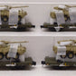 MTH 20-92276 O Gauge U.S. Army 4-Car 60' Flat Car Set w/(2) Stryker Vehicles LN/Box