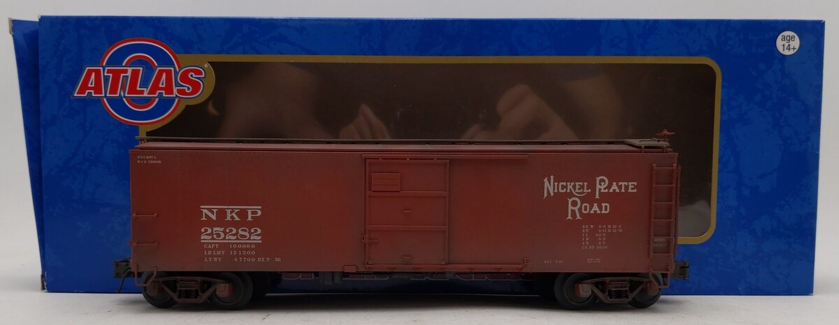 Atlas 3001919-1 O Gauge Weathered NPK ARA X-29 40' Steel Boxcar #25282 [3-Rail]/Box