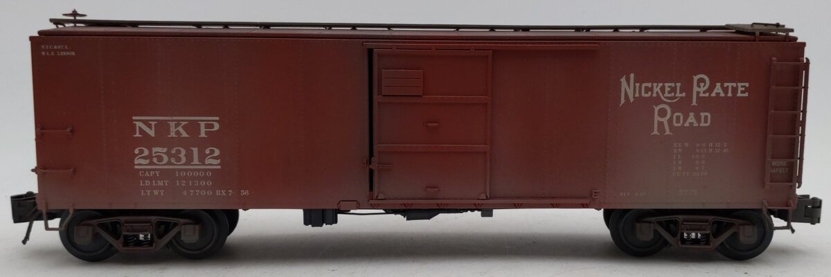 Atlas 3001919-2 O Gauge NKP ARA X-29 40' Steel Boxcar #25312 (3-Rail)- Weathered/Box