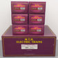 MTH 20-92110 O Gauge Pacific Fruit Express 40' Steel Sided Reefers (Set of 6) LN/Box