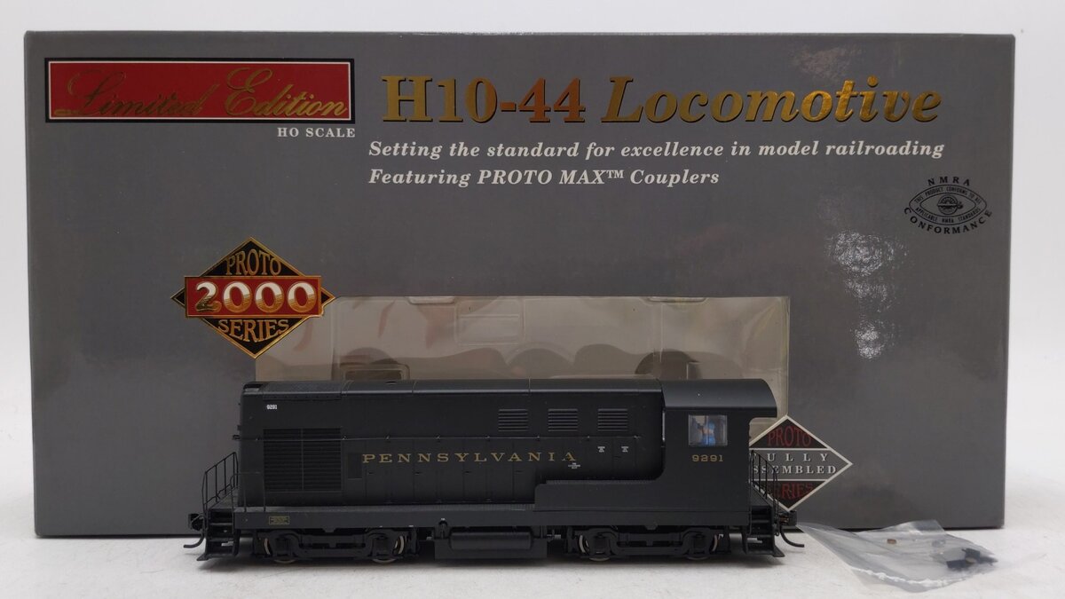 Walthers 920-40789 HO Pennsylvania H10-44 Diesel Locomotive #9291 EX/Box