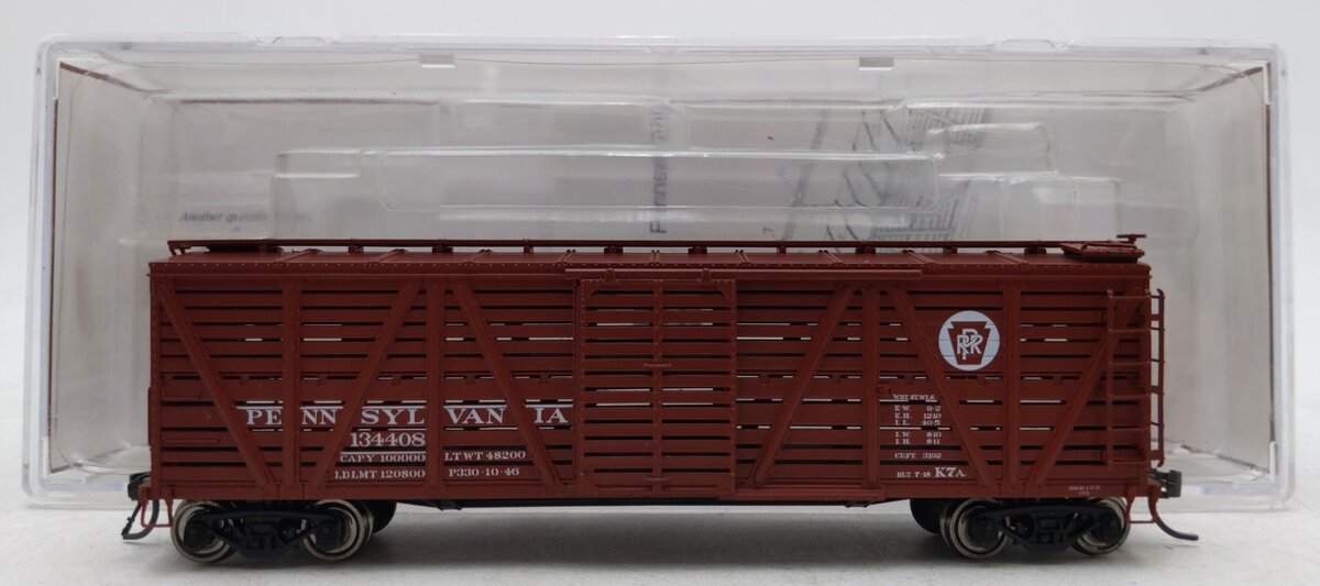 Broadway Limited 850 HO Pennsylvania Railroad Stock Car #134408 NIB