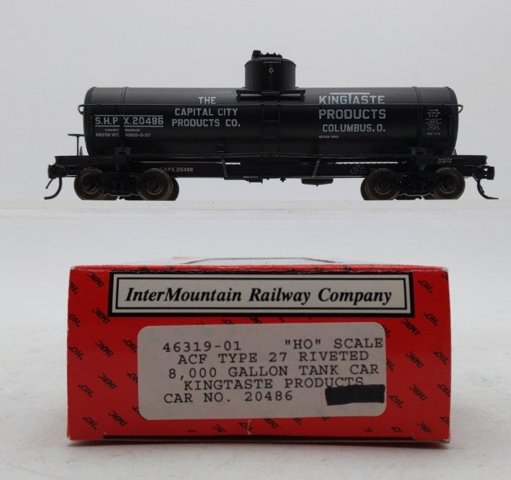 InterMountain 46319-01 HO Scale Kingtaste Products ACF 8K Gallon Tank Car #20486 LN/Box