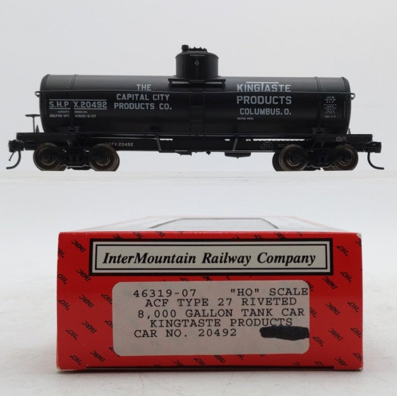 InterMountain 46319-07 HO Scale Kingtaste Products ACF 8K Gallon Tank Car #20492 LN/Box