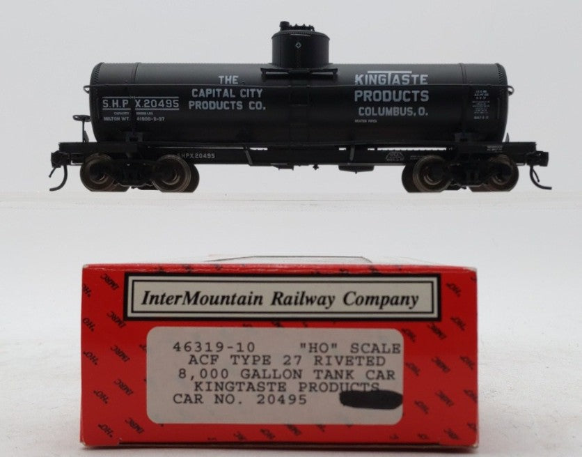 InterMountain 46319-10 HO Scale Kingtaste Products ACF 8K Gallon Tank Car #20495 LN/Box