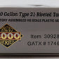Proto 2000 30928 HO Scale GATX 10K Galloon Single Dome Tank Car #17462 NIB