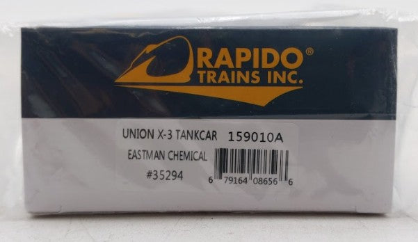 Rapido Trains 159007A HO UTLX 1950s Scheme X-3 10,000 Gallon Tank Car #35294 NIB