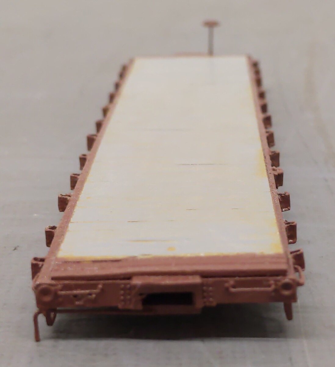 Sunshine Models 45.4 HO St. Louis San Francisco 42' Flatcar Kit-Assembled/Box