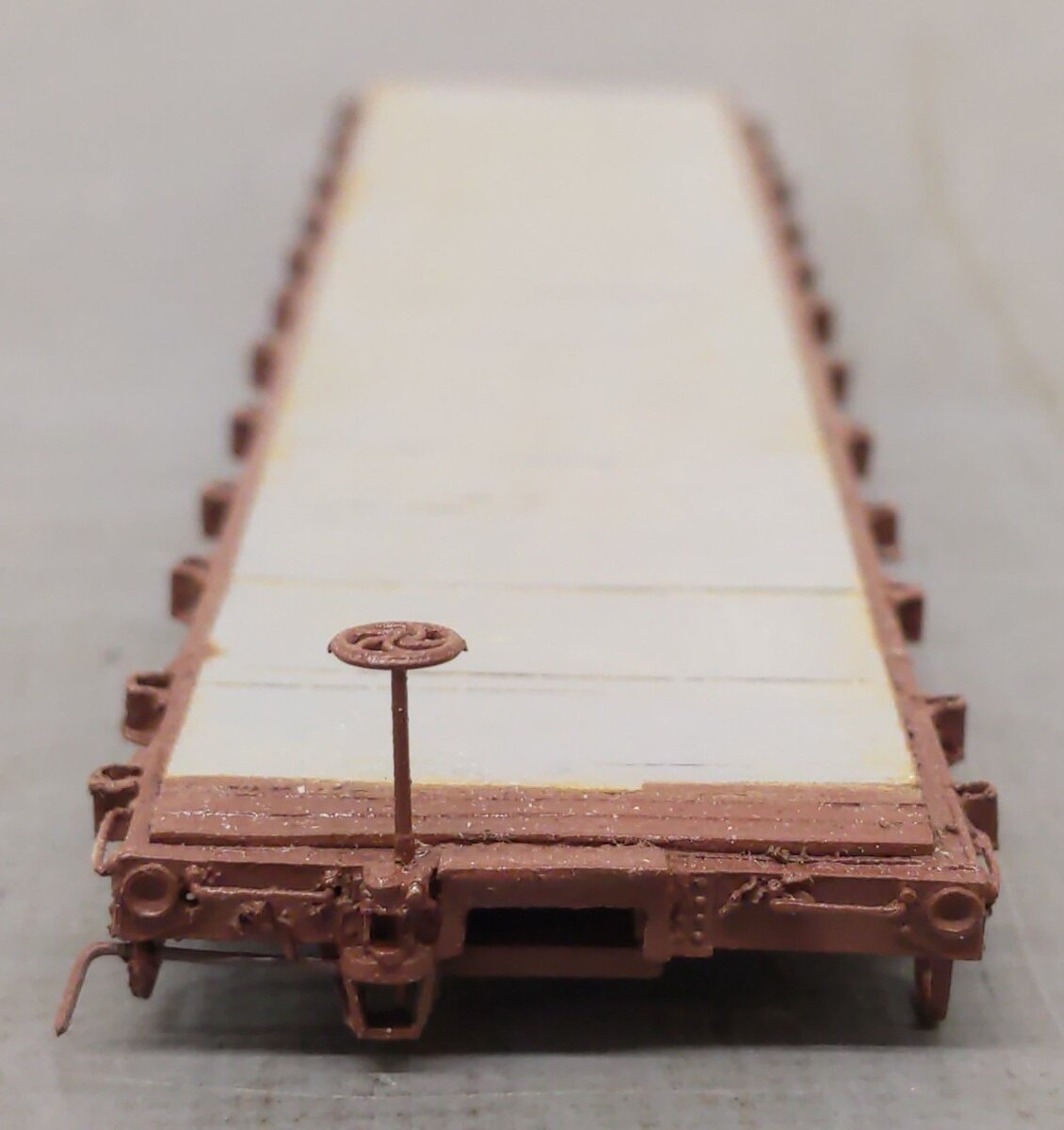 Sunshine Models 45.4 HO St. Louis San Francisco 42' Flatcar Kit-Assembled/Box